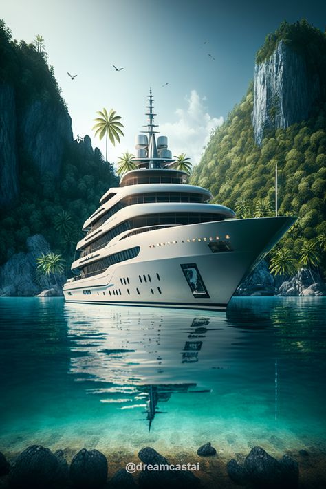 Take a look at this luxurious yacht and imagine cruising through the crystal-clear waters of the Mediterranean! This sleek vessel is the epitome of elegance and style. #yacht #luxurylifestyle #oceanview #boating #yachting #yachtlife #sea #sailing #luxurytravel #vacation #Mediterranean #maritime #boatlife #ocean #sealife Cruise Ship Pictures, Boat Cartoon, Ship Pictures, Yacht Life, Full Hd Wallpaper, Yacht Boat, Crystal Clear Water, Yacht Club, Luxury Yachts