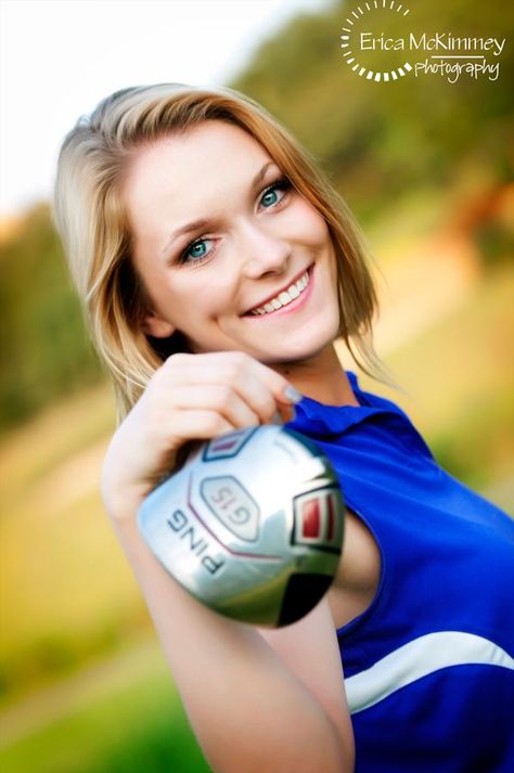 Senior Portrait / Photo / Picture Idea - Golf / Golfer / Golfing Sports Senior Pictures, Golf Senior Pictures, Golf Course Photography, Golf Pictures, Golf Photography, Sport Portraits, Senior Portrait Poses, Senior Pictures Sports, Golf Mk4