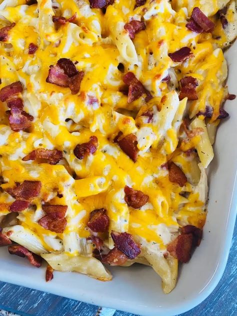 Leftover Smoked Chicken Recipes - If You Give a Girl a Grill Leftover Smoked Chicken, Chicken Bacon Ranch Bake, Smoked Chicken Recipes, Chicken Cordon Bleu Casserole, Baked Pasta, Cheesy Bacon, Chicken Cordon Bleu, Chicken Bacon Ranch, Ranch Chicken