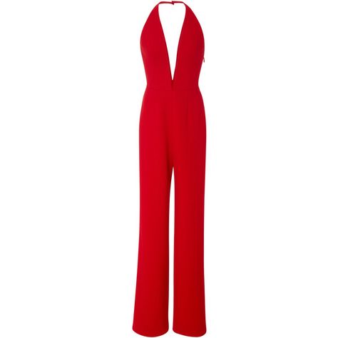 Romona Keveža Stretch Crepe Jumpsuit ($4,390) ❤ liked on Polyvore featuring jumpsuits, red, red halter top, low back jumpsuit, low back halter top, halter neck jumpsuit and halter-neck tops Red Halter Jumpsuit, Halterneck Jumpsuit, Red Halter Top, Grad Outfits, Romona Keveza, Halter Neck Jumpsuit, Crepe Jumpsuit, Halter Jumpsuit, Red Jumpsuit