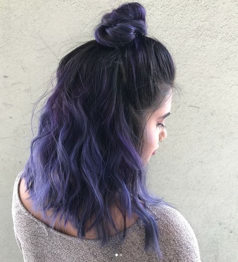 Best Ombre Hair, Purple Ombre Hair, Brown Ombre Hair, Lilac Hair, Lavender Hair, Ombré Hair, Hair Color Purple, Penteado Cabelo Curto, Ombre Hair Color