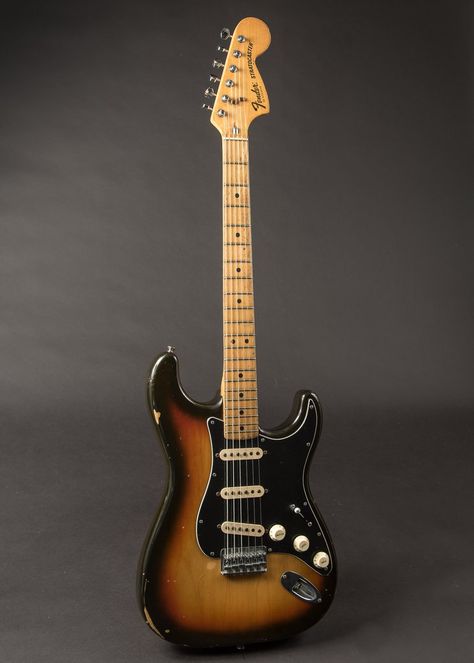 Sunburst Stratocaster, Custom Stratocaster, Fender Stratocaster Sunburst, Fender Guitars Stratocaster, Custom Fender, Jim Morrison Movie, Fender Bender, Guitar Ideas, Guitar Obsession