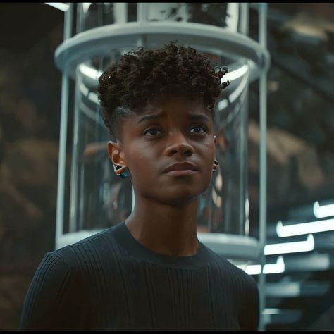 Letitia Wright Black Panther, Shuri Aesthetic, Shuri Icon, Black Panther Pics, Shuri Wakanda Forever, Black Panther Aesthetic, Shuri Udaku, Black Panther Icon, Panther Aesthetic