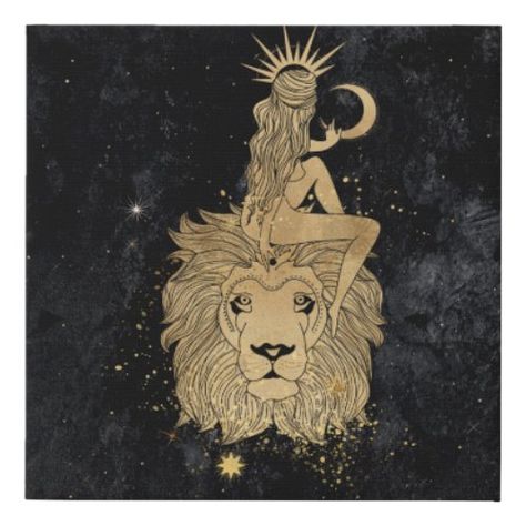 $20.00 | Zodiac Leo | Cosmic Gold and Black Astrology #astrological sun sign, horoscope zodiak symbol, magical astrology avatar, gold and black stardust, moon stars and planets, cosmic constellation, cosmos sacred geometry, geometric galaxy abstract Zodiac Goddess, Zodiac Leo Art, Astrology Poster, Leo Astrology, Horoscope Art, Leo Tattoos, Zodiac Sign Tattoos, Zodiac Leo, Astrology Art