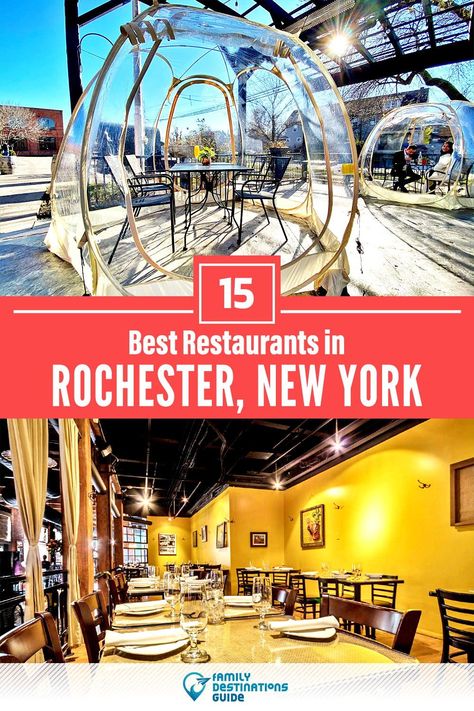 Want to see the best restaurants in Rochester, NY? We’re FamilyDestinationsGuide, and we’re here to help: From incredible brunch spots and amazing places to eat dinner, to local foodie spots and hidden gems, discover the BEST Rochester restaurants - so you get memories that last a lifetime! #rochester #rochesterrestaurants #restaurantsinrochester #bestrestaurantsinrochester #placestoeatrochester Rochester Ny Food, Ny Restaurants, New York Food, Rochester New York, Family Destinations, Brunch Spots, United State, Finger Lakes, Family Restaurants