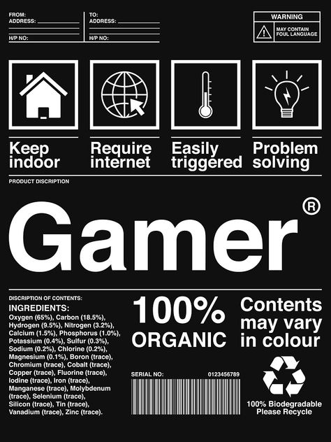 Gamer Tshirt Ideas, Gaming Poster Design, Gamer Graphics, Gamer Poster, Cyberpunk Design, Need Sleep, Last Game, Tshirt Design Inspiration, Shirt Design Inspiration