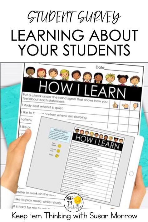 How well do you know your students? I believe that knowing your students' Interests, Attitudes About Learning, and How They Learn Best, is key to being able to differentiate for all your students and maximize student achievement. Click here to see some surveys that I utilized in my classroom and how I use them to meet each student's needs. | Remote Learning | Gifted and Talented Elementary | Parents | Teaching Gifted and Talented Students | Early finishers| Gifted Students| Homeschooling| GATE| Teaching Gifted Students, Gifted And Talented, Gifted And Talented Classroom, Gifted And Talented Elementary, Teaching Gifted And Talented Students, Student Survey Middle School, First Grade Gifts, Student Interest Survey, Interest Survey