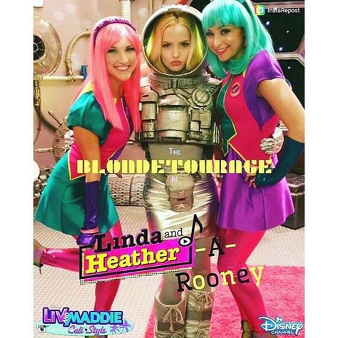 TOMORROW !!! #lindaandheatherarooney on @disneychannel at 8PM!!! . . . . #TBT #lindaandheather #livandmaddie #livandmaddiecalistyle #calistyle #disneychannel #blondetourage Linda And Heather, Liv And Maddie, Cali Style, Dove Cameron, Rare Photos, Disney Channel, Heathers, Wonder Woman, Instagram Post