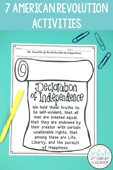 7 American Revolution Activities | Vestal's 21st Century Classroom American Revolution Projects, American Revolution Timeline, American Revolution Activities, Ged Study, Classroom Economy, 21st Century Classroom, American History Lessons, 4th Grade Social Studies, 5th Grade Social Studies