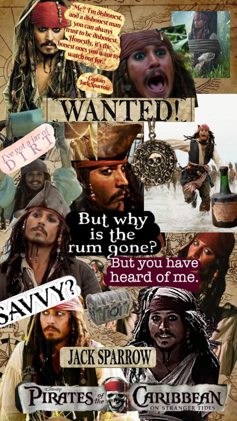 #jack sparrow #johny depp#💙❤️✨ Sparrow Wallpaper, Jack Sparrow Wallpaper, Jar Of Dirt, On Stranger Tides, Bond Paper Design, Captain Jack Sparrow, Captain Jack, Jack Sparrow, Pirates Of The Caribbean