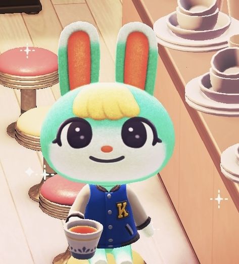 Sherb Acnh Wallpaper, Animal Crossing Bunnies, Sasha Animal Crossing Icon, Acnh Sasha, Sasha Animal Crossing, Acnh Villagers, Sing Me To Sleep, Animal Crossing Characters, Animal Crossing Villagers