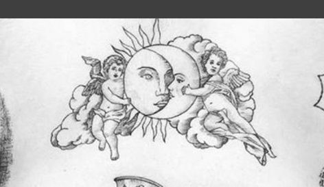 Cherubim Angels Tattoo, Cherub Angel Tattoo, Saint Tattoo, Borneo Tattoo, Cherub Tattoo, Kunst Tattoos, Cat Tattoos, Angel Tattoo Designs, Inspiration Tattoos