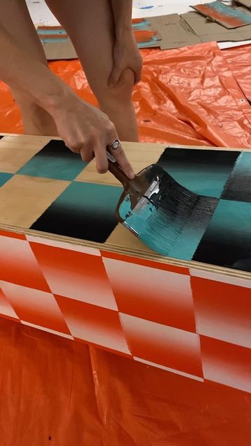 Gijs Frieling & Job Wouters on Instagram: "Did you know that holding your knee significantly improves your stroke painting skills? (Clip from a project that partner @job_wouters & team did this summer for @nextnaturenetwork, more about that soon) #strokepainting #gradientpainting #gradient #paintingtechniques" Painting Skills, Paint Design, Furniture Trends, Diy Home Furniture, Design Inspo, Diy Art, Interior Inspiration, Home Deco, This Summer