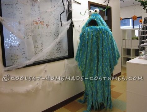 Original Homemade Yip Yip Meets Monsters Inc. Costume Yip Yip Costume, Monsters Inc Costume, Foam Pipe Insulation, Monster Costume, Yip Yip, Monster Costumes, Candy Station, Costume Ball, Homemade Costumes