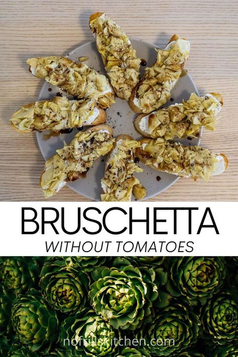 Brushetta Appetizers, Artichoke Bruschetta, Venice Carnevale, Bruschetta Appetizer, Italian Recipes Appetizers, Tapenade Recipe, Crostini Appetizers, Tomato Bruschetta, Tomatoes Recipe