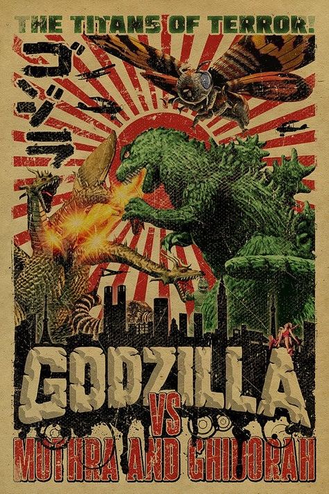 Kraft Paper Art, Cult Movie, Godzilla Vs, Classic Monsters, Horror Movie Posters, Cult Movies, Vintage Horror, B Movie, Movie Monsters