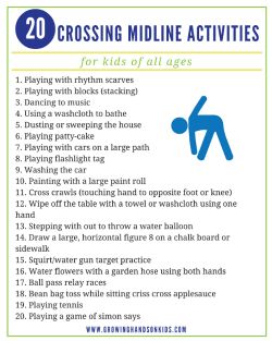 Crossing Midline Activities, Pediatric Physical Therapy, Occupational Therapy Activities, Motor Planning, Pediatric Occupational Therapy, Brain Gym, Fine Motor Skills Activities, Sensory Integration, Motor Skills Activities