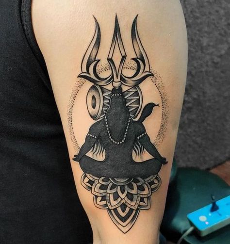 Trending Mahadev Tattoo | Lord Shiva Tattoo. - African Dresses, Ankara Styles, Tattoos, Nails, Necklaces. Tattoo Designs Cover Up Arm, Mahadev Tattoo On Chest, Sivan Tattoo Designs Hand, Mahadev Tattoo Designs For Men Arm, Tamil Tattoo For Men, Shiva Tattoo Design For Men Arm, Lord Shiva Tattoo For Men On Arm, Sivan Tattoo Designs, Shivji Tattoo Design