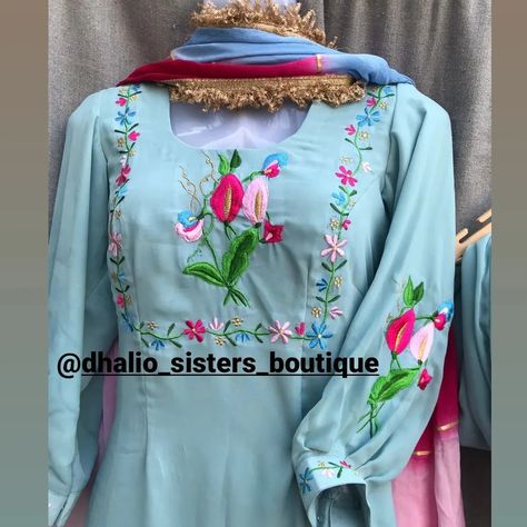 Punjabi Boutique Suits Embroidery Latest, Punjabi Boutique Suits Embroidery, Suit Kadai Design, Boutique Suits Embroidery, Kadai Design, Punjabi Boutique Suits, Simple Suit Designs, Designer Punjabi Suits Patiala, Designer Suits For Wedding