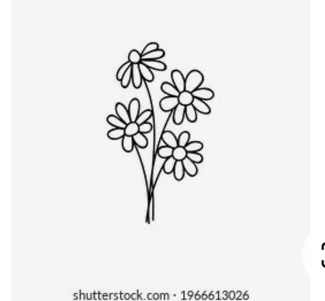 Daisy Drawing Cartoon, Daisy Flower Doodle, Cute Flower Drawing Simple, Small Flower Drawing Simple, Simple Flower Outline Tattoo, Cartoon Flowers Tattoo, Daisy Doodle Simple, Simple Daisy Tattoo Outline, Cute Daisy Drawing