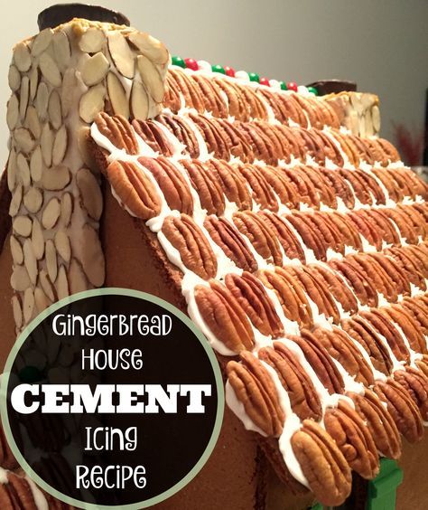 Icing Glue Recipe, Gingerbread House Icing Recipe, Glue Recipe, Gingerbread House Icing, Gingerbread Icing, Homemade Gingerbread House, Gingerbread Reindeer, Cool Gingerbread Houses, Gingerbread House Recipe