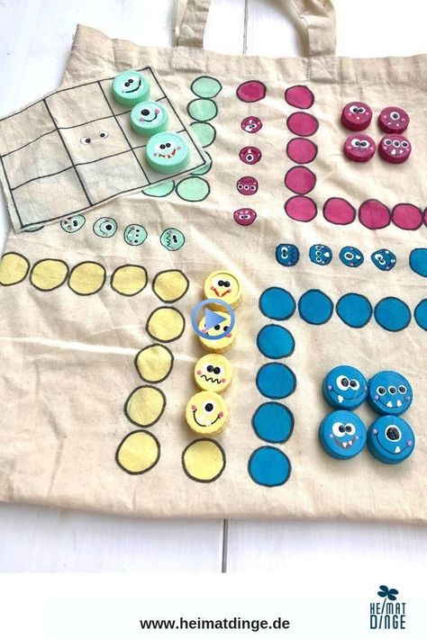 Make Your Own Game, Make A Game, Childrens Birthday Party, Childrens Games, Diy Games, Fun Crafts For Kids, Rock Crafts, Diy Toys, 3 In 1