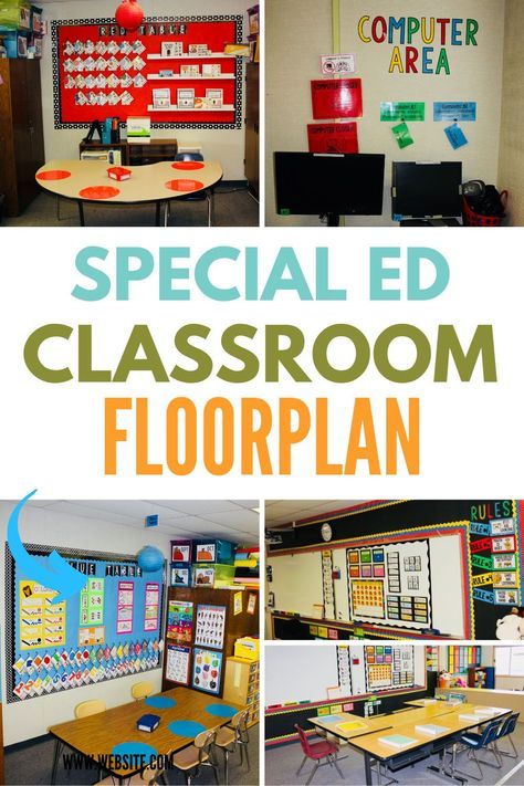 Create a classroom environment that supports every student's journey with our guide to setting up a special education floor plan. From alternative seating to assistive technology, find inspiration and insights to optimize your space. Start planning for success today! Cluster Classroom Set Up, Special Education Classroom Floor Plan, Special Education Group Activities, Special Education Room Decor, Special Education Room Set Up, Lld Classroom Special Education, Paraprofessional Desk Area, Pre K Special Education Classroom, High School Classroom Decorating Ideas Special Education