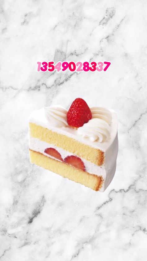 Cake Decals Bloxburg, Strawberry Decals Bloxburg, Bloxburg Cake, Bloxburg Paris, Rh Pfp, Bloxburg Photos, Build Bloxburg, Sanrio Cafe, Parisian Bakery