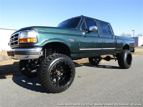 1995 Ford F-150 XLT Centurion Conversion OBS Solid Axle Lifted 4X4 for sale in RICHMOND, VA $12,995 - Davis Auto Sales Certified Master Dealer Richmond, Virginia www.davisautosales.com www.davis4x4.com Jacked Up Truck, Obs Truck, Ford Powerstroke, Off Road Truck, Future Trucks, Lifted Ford, Old Ford Trucks, 4x4 Trucks, Richmond Virginia