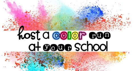 Color Runs are everywhere. They are very popular and extremely fun! I was given the idea to bring a color... Color Run Fundraiser, Charity Work Ideas, Pta Fundraising, Fun Fundraisers, Fundraising Activities, School Pto, Fundraising Tips, Charity Project, Charity Work