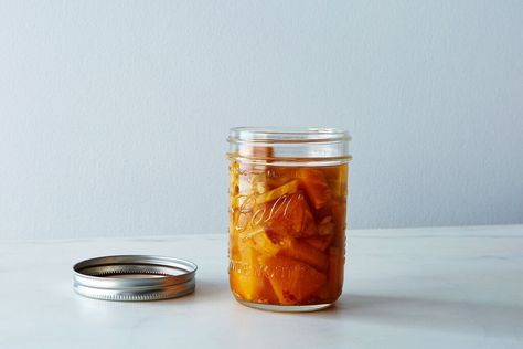 Persimmons Are Never So Good as When They're Pickled Persimmon Recipes, Food Projects, Fermented Foods, Inspired Recipes, Fermenting, Rice Vinegar, Food 52, Persimmon, Fresh Ginger