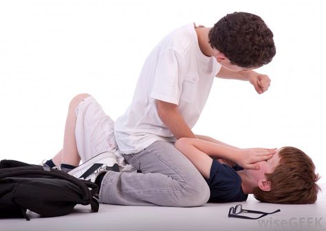 This picture shows how the kid on the bottom is covering his face so he doesn't get hit. And the other kid is punching the victim. And his glasses are off on the floor. This is an example of physical bullying. It supports my claim because it shows how bullying can be painful. Social Media Safety, Counseling Psychology, Child Psychology, Therapy Worksheets, Health Professionals, Teaching Kids, Parenting, Quick Saves