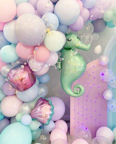 Mermaid Ocean Birthday Party, Mermaid Under The Sea Party Decorations, Under The Sea Birthday Party Girl, Oneder The Sea 1st Birthday Girl, Oneder The Sea 1st Birthday, Oneder The Sea, Ocean Birthday Party, 1st Birthday Girl Decorations, Mermaid Birthday Party Decorations