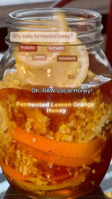 Fermented Honey Lemon Ginger Turmeric, Fermented Honey, Defense Mechanism, Ginger Honey, Nutrition Science, Essential Oils Herbs, Improve Gut Health, Local Honey, Ginger And Honey