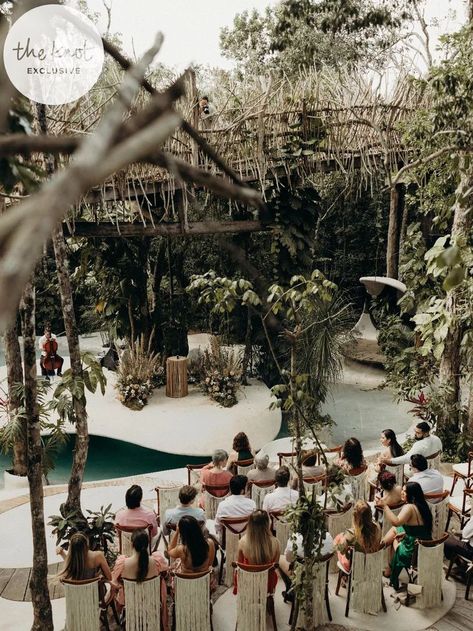 Andrea And Lewis, Tulum Jungle, Tiktok Couple, Dreams Tulum, Mexico Wedding Venue, Jungle Wedding, Tiktok Influencer, Tulum Wedding, Destination Wedding Mexico