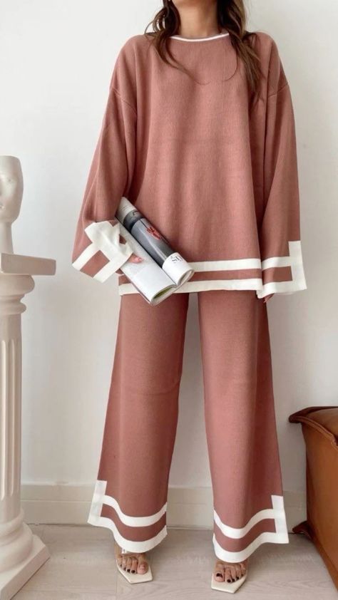 Fashion: #fashion, #style, #outfitinspiration, Coord Sets For Women Winter, Cords Sets For Women, Winter Cord Set Outfit Women, Cord Set Western, Winter Cord Set, Winter Coord Sets, Coord Sets For Women, Pants With Top, Magical Childhood