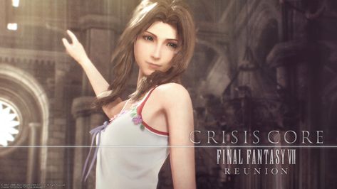 Aerith Crisis Core, Ff7 Crisis Core, Crisis Core Reunion, Aerith Ff7, Final Fantasy Crisis Core, Tetsuya Nomura, Aerith Gainsborough, Crisis Core, Cloud Strife