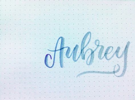 "And Aubrey was her name, a not so very ordinary girl or name." 🎶😄😅 #aubrey #requested #name #calligraphy #calligraphyph #moderncalligraphy #brushcalligraphy #lss #lyrics Aubrey Tattoo Name, Aubrey Aesthetic, Aubrey Name, Gold Engagement Ring Unique, Name Calligraphy, Bulletin Journal, Diy Calligraphy, Geode Wedding, Moissanite Engagement Ring White Gold