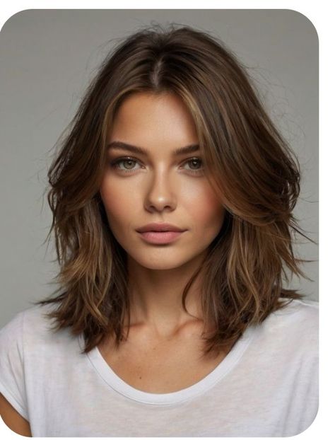 Short Shoulder Length Hair, Mom Haircuts, Layered Haircuts For Medium Hair, Mom Hairstyles, Shoulder Length Hair Cuts, Haircuts For Medium Hair, Haircuts For Long Hair, Cut My Hair, Medium Hair Cuts