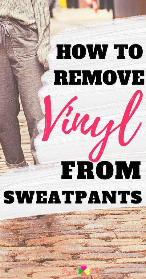 3 Easy Ways to Remove Vinyl from Sweatpants: Get Your Sweatpants Looking Fresh Again! - Paper Flo Designs Cooler Designs, Silhouette Machine, Vinyl Lettering, How To Take, Heat Transfer Vinyl, Fun Crafts, New Look, Screen Printing, Sweatpants