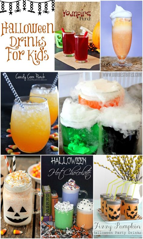 Halloween Drinks For Kids - these are so fun! Love the floats, punch, fizz and more! Halloween Party Ideas For Teens, Halloween Drinks For Kids, Teen Halloween Party, Halloween Recipes Drinks, Drinks For Kids, Party Ideas For Teens, Family Halloween Party, Halloween Party Drinks, Spooky Halloween Food