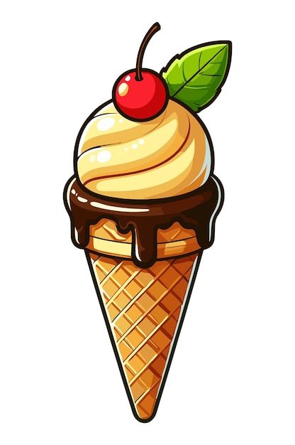 Ice Cream Drawing, Reference Study, Cream Drawing, Ice Cream Images, Animation Wallpaper, Section Drawing, Digital Food, Cake Logo Design, Cake Logo