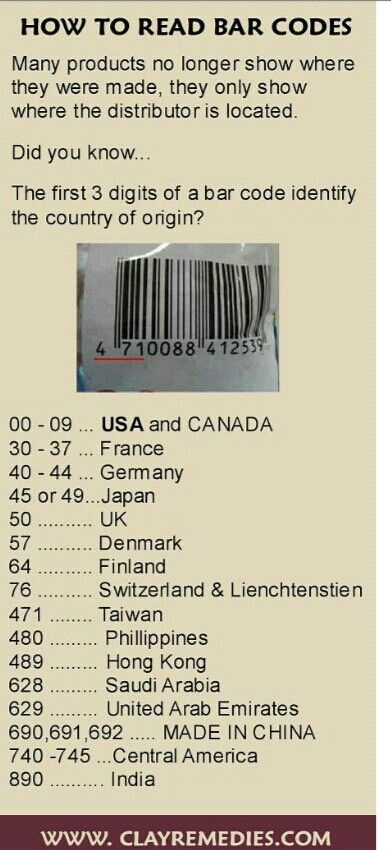 How to read barcodes | Useful life hacks, Simple life hacks, 1000 life hacks Life Hacks 1000, 1000 Lifehacks, Nyttige Tips, 1000 Life Hacks, Bar Code, Everyday Hacks, General Knowledge Facts, Hacking Computer, Simple Life Hacks