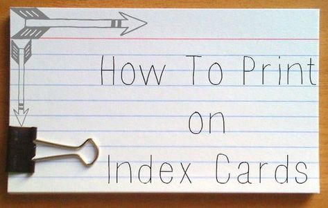 Recipes On Index Cards, Print On Index Cards, How To Print Recipes From Pinterest, Index Card Notebook, Note Card Ideas Study, Index Card Recipes, How To Print On Index Cards, Cute Index Cards Ideas, Reviewer Notes Ideas Printed