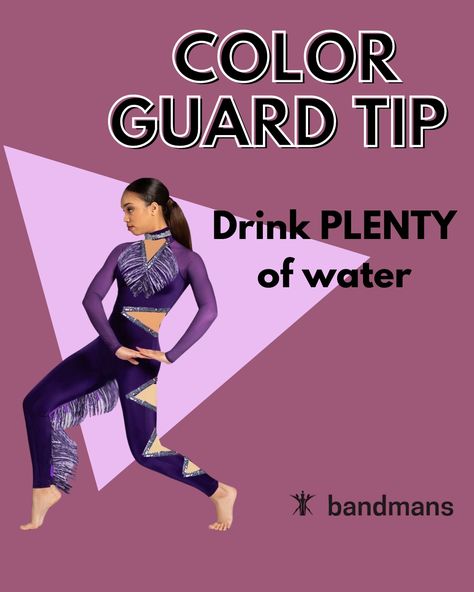 Color Guard Tip! Stay hydrated before AND after routines! Color Guard Tips, National Days, Drink Plenty Of Water, Color Guard, Stay Hydrated, Color, Colour Guard