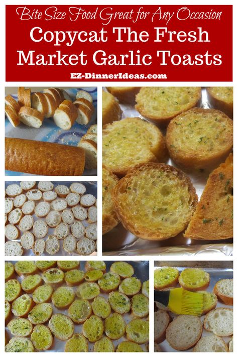 Garlic Parmesan Toast, Garlic Toasts, Garlic Toast Recipe, Rice Cakes Toppings, Recipe Copycat, Garlic Toast, Garlic Spread, Homemade Garlic Bread, Bite Size Food