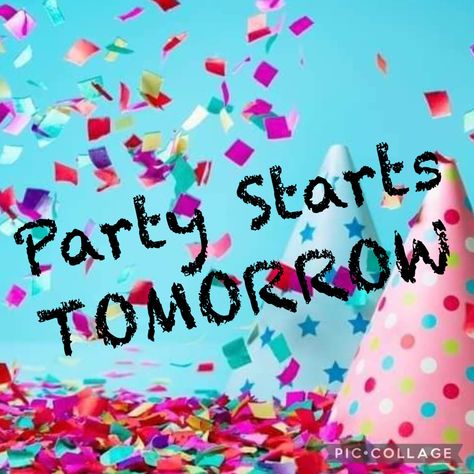 Scentsy Post Ideas 2024, Party Starts Tomorrow, Scentsy Birthday, Pampered Chef Party, Mary Kay Party, Chef Party, Pampered Chef Consultant, Scentsy Party, Interactive Posts