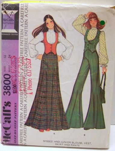 Boho Maxi Skirt, Patron Vintage, 70s Inspired Fashion, Maxi Skirt Boho, Mccalls Sewing Patterns, Blouse Pattern Sewing, Cute Blouses, Mccalls Patterns, Sewing Pattern Sizes