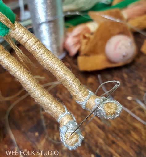 Bendy Dolls Tutorial, Sally Mavor, Wee Folk Studio, Salley Mavor, Wee Folk, Small Dolls, Homemade Dolls, Wedding Doll, Bendy Doll