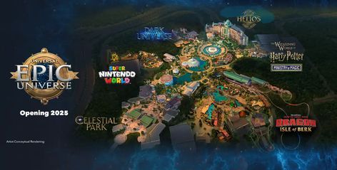 Details for the 5 Themed Lands Coming to Universal Orlando's Epic Universe Revealed Disney Parque, Orlando Theme Parks, Nintendo World, Ministry Of Magic, Universal Studios Florida, Universal Studios Japan, Universal Orlando Resort, Universal Studios Hollywood, Universal Studios Orlando